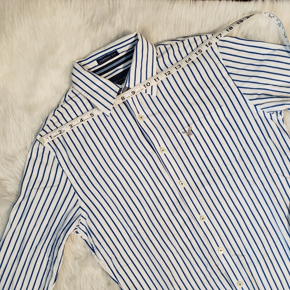 American Eagle Vintage Fit Striped Button Down - Picture 8 of 11